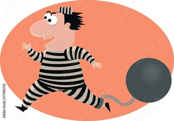 Obraz Escaping convict