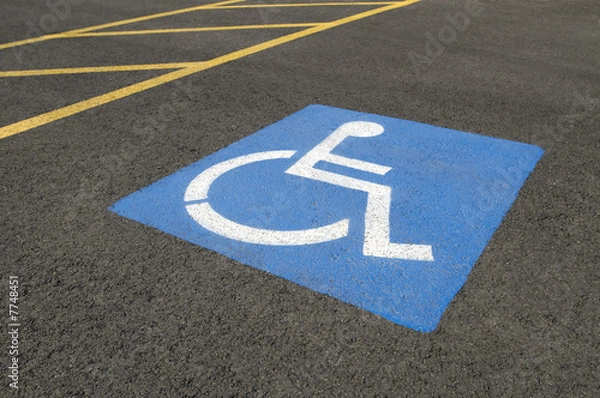 Obraz Handicapped Parking Symbol