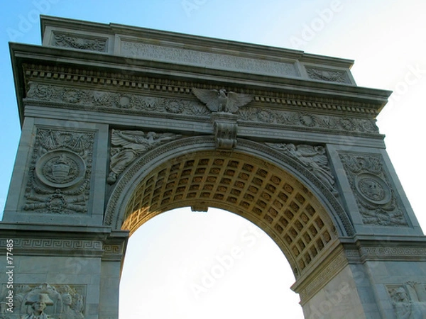 Obraz washington square arch, from below