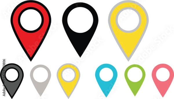 Fototapeta vector icon of location.eps
