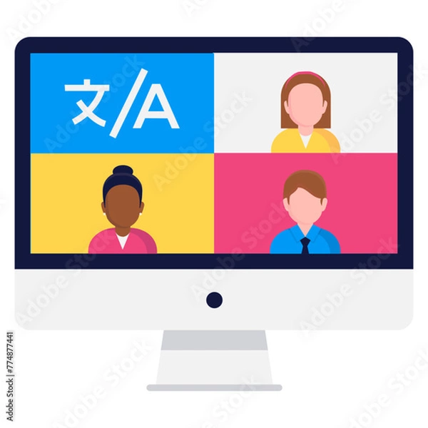 Fototapeta Learning Language Learning