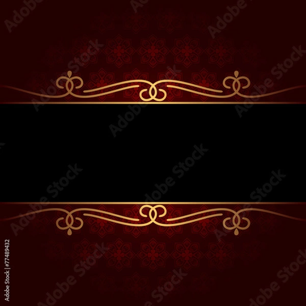 Fototapeta Red vintage background