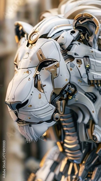 Fototapeta robot lion 