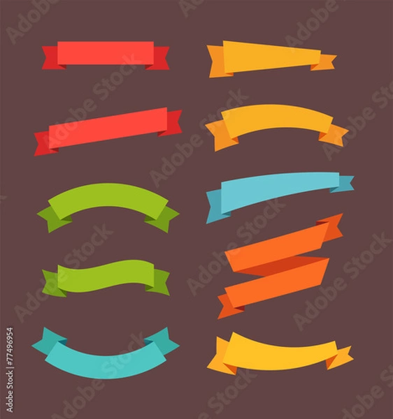 Fototapeta Ribbons collection