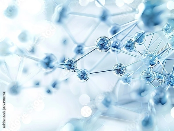 Fototapeta Nanotechnology Nanomaterial,Nanoscale Wonders: Advancing Nanotechnology Nanomaterial Innovations