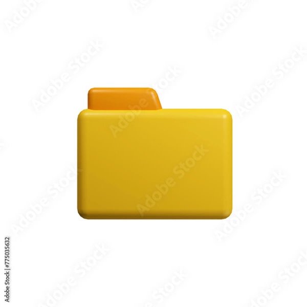 Obraz 3D Simple folder icon