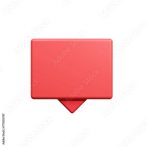 Obraz 3D Simple instagram notification