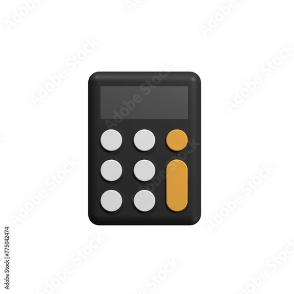 Obraz 3D Calculator simple icon
