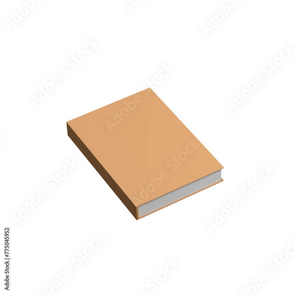 Obraz 3D Illustration of Simple book
