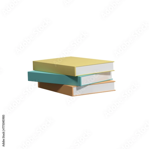 Obraz 3D Simple illustration of book