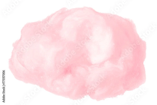 Obraz Pink absorbent cotton on a sheer background.
