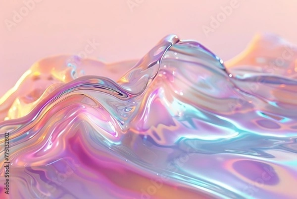 Fototapeta Translucent 3D marble pattern design