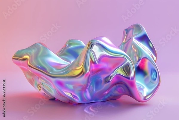 Fototapeta Dynamic 3D marble pattern display