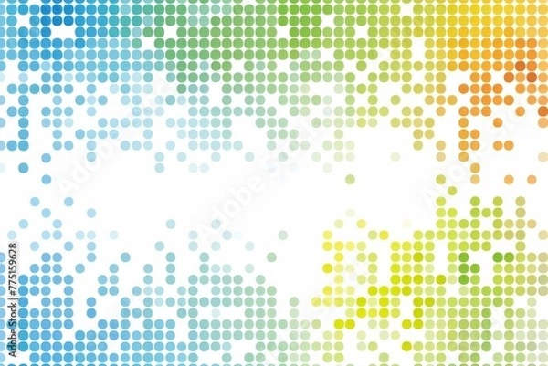 Fototapeta Halftone abstract background vector dot pattern gradient