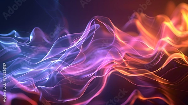 Fototapeta Luxury elegant background abstraction fabric. 3d illustration, 3d rendering.