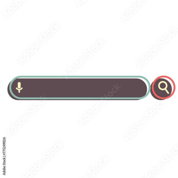 Fototapeta Search Bar Element