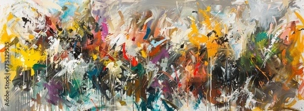 Obraz Chromatic abstraction expressive background