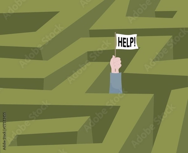 Obraz Lost in the maze