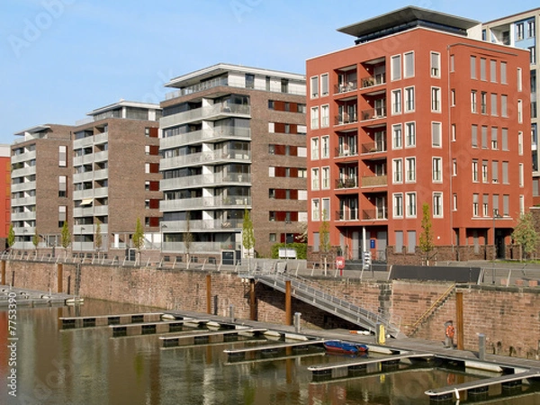 Fototapeta moderne Wohnhäuser