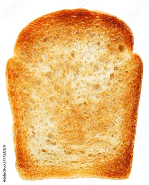Obraz Toast isolated on white