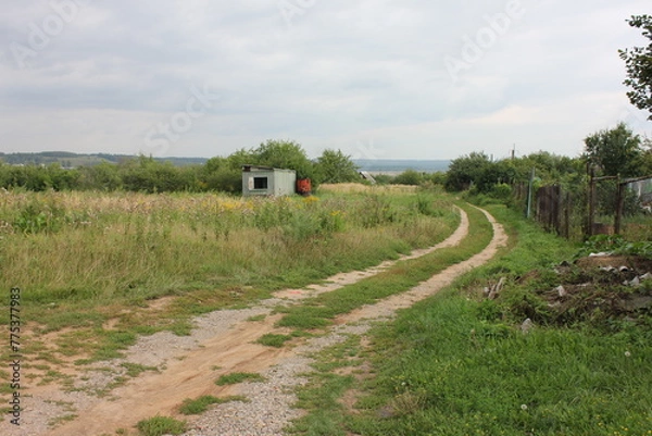 Obraz landscape with farm