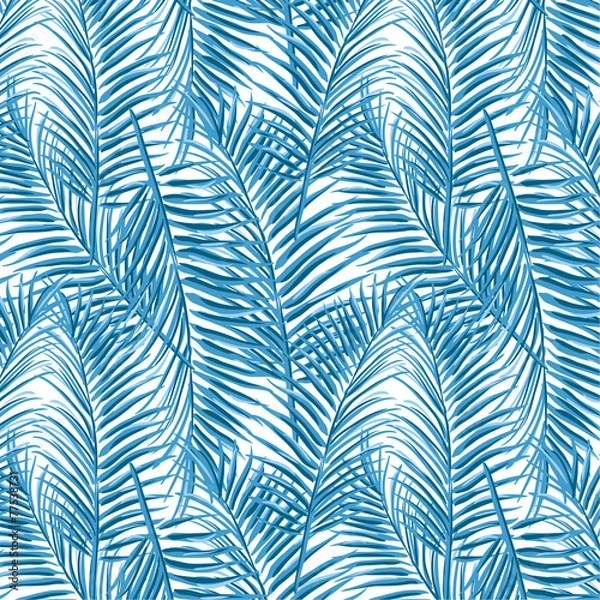 Fototapeta palm leaves pattern