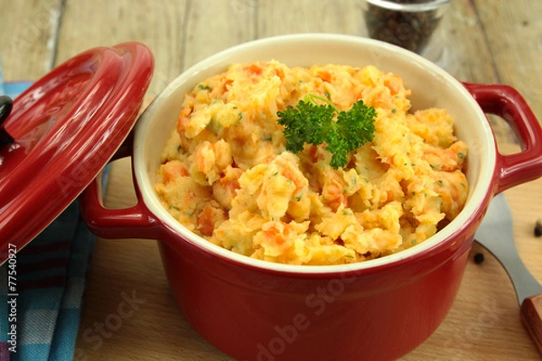 Obraz purée de carottes