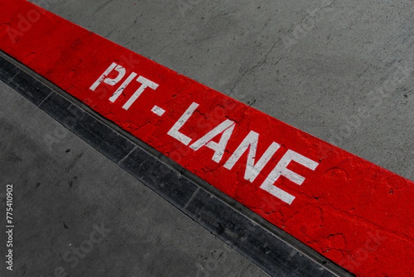 Obraz pit lane