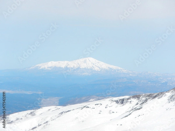 Obraz 月山から望む鳥海山