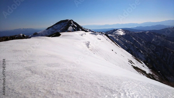 Obraz 冬の大朝日岳