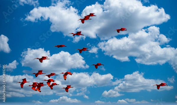 Obraz revoada dos guaras