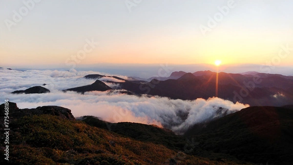 Obraz 船形山山頂