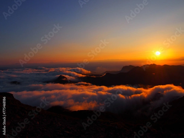 Obraz 船形山山頂