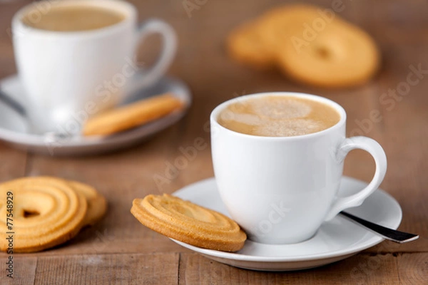 Obraz Kaffee und Kekse