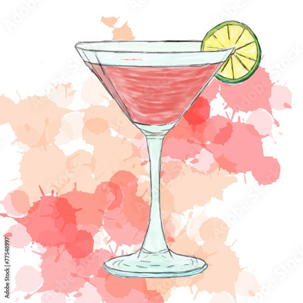 Obraz Cosmopolitan cocktail