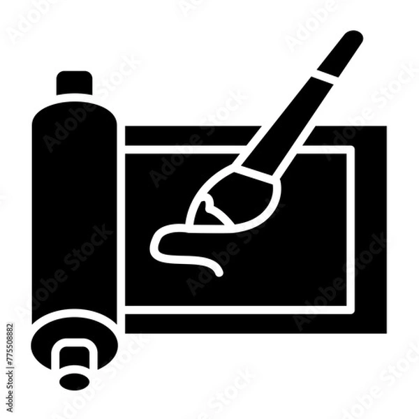 Fototapeta Calligraphy Brush Icon