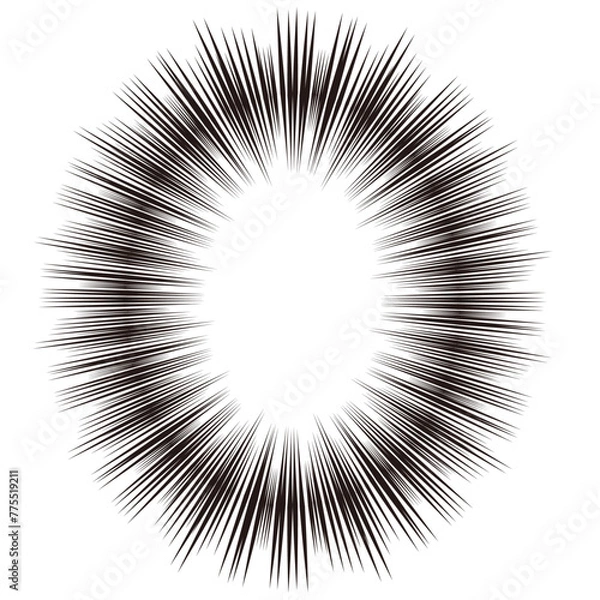 Obraz 【吹き出し 素材】漫画のセリフ 心の声 ウニフラッシュ	