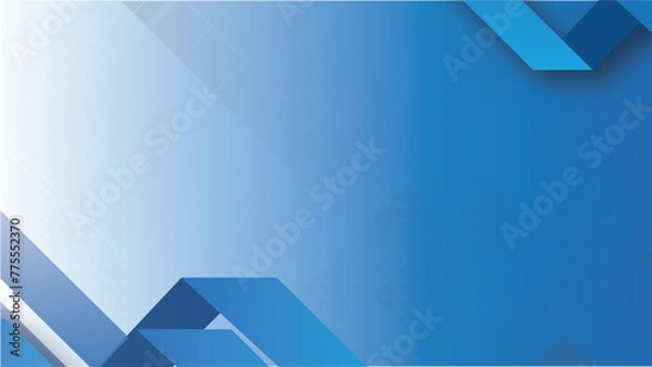 Obraz A nice light blue background, with an upright, straight, angular, minimalist and modern pattern