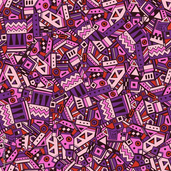 Fototapeta Ethnic seamless pattern vector illustration