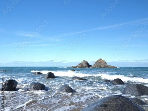 Obraz 海のある美しい風景