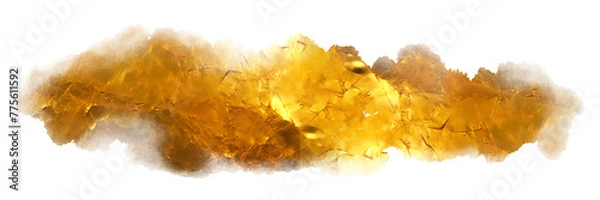 Fototapeta gold foil brush effect