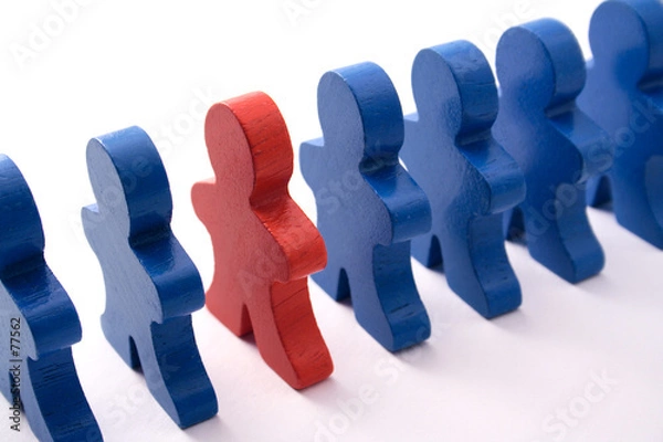 Obraz siła robocza zdominowana przez mężczyzn