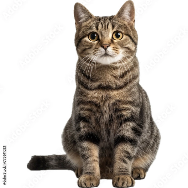 Fototapeta Cat, no background.