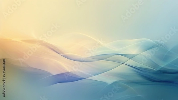 Fototapeta Subtle Natural Bliss: Tranquil calmness in softly layered natural colors.