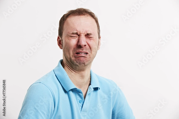 Obraz Mężczyzna płacze 3