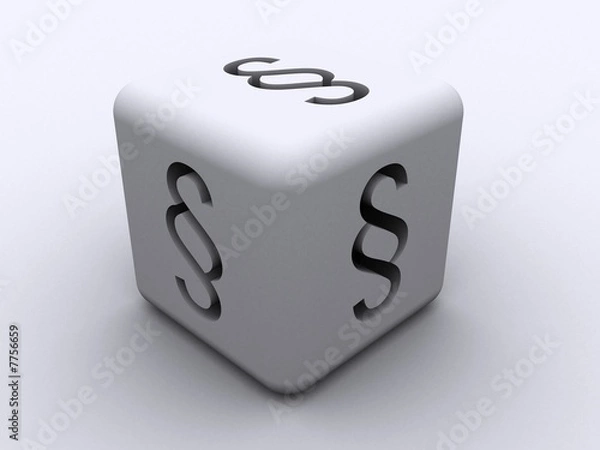 Fototapeta Paragraph Cube