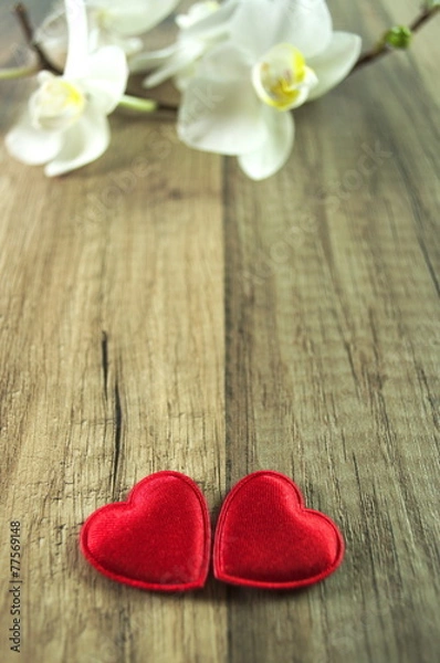 Obraz dwa serduszka