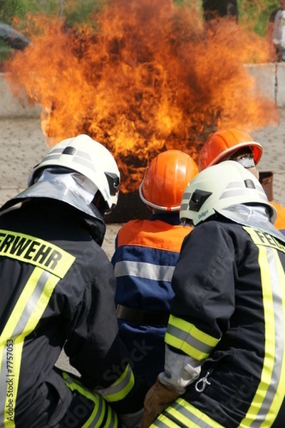 Obraz brandbekämpfung