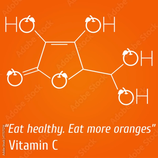 Obraz Vitamin C orange