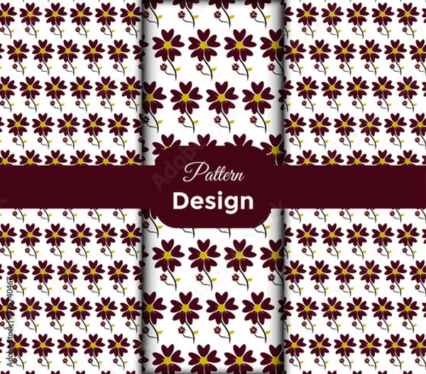 Obraz vector flower pattern design template